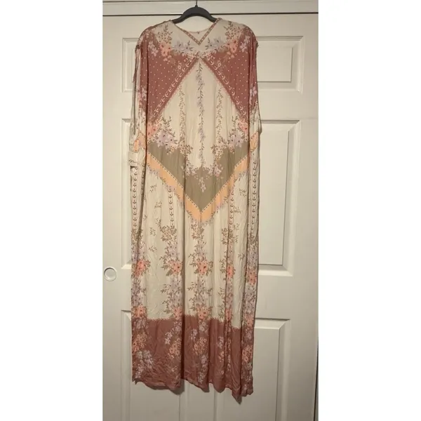 Free People Vienne Tee Lace Floral Tunic Top Fairy Whimsical Floral‎ Boho Flowy - Image 3