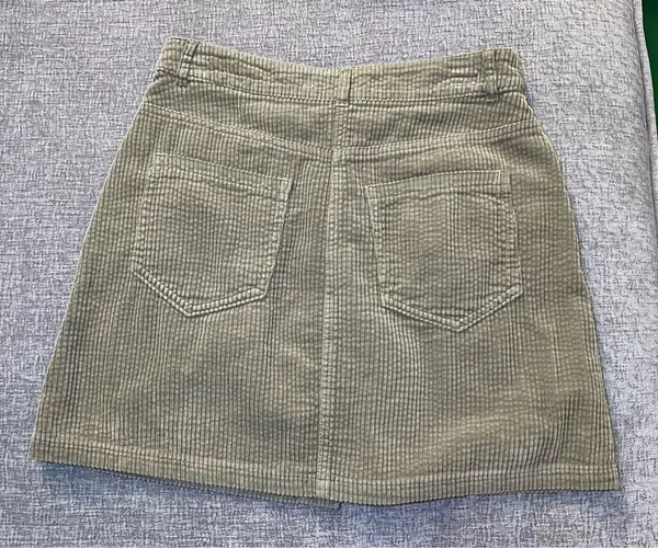 ZARA Corduroy Mini Skirt Button Front - Image 4