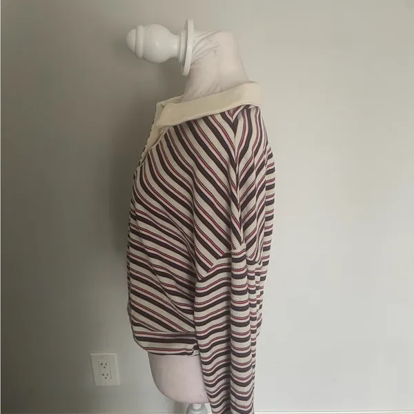 WHITE FOX Striped Women's Sweater - Image 2