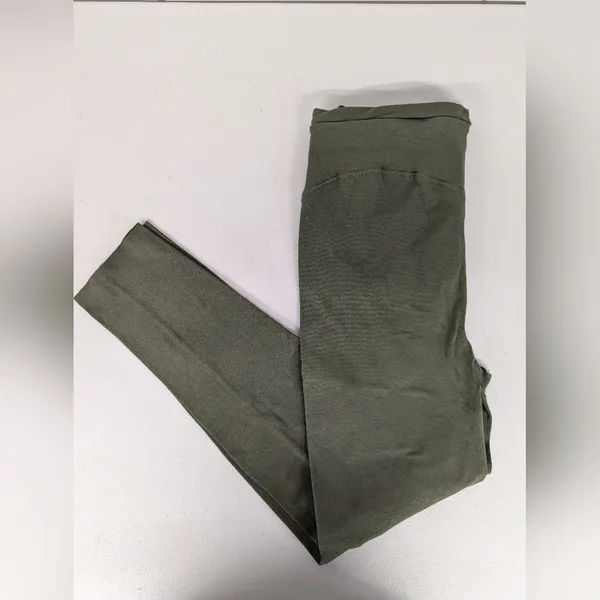 New Free people MOVEMENT army green leggings activewear sz medium m high rise - Image 5