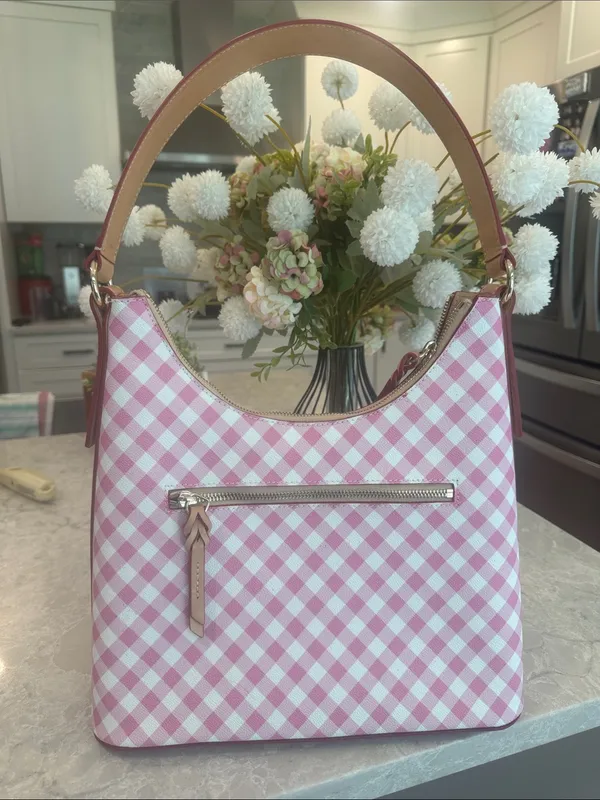 Dooney & Bourke Gingham II Hobo Shoulder Bag - Image 2