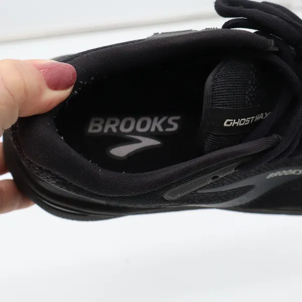 Brooks Running Shoe Womens 8 Ghost Max Black Cushion Road Good - Image 7