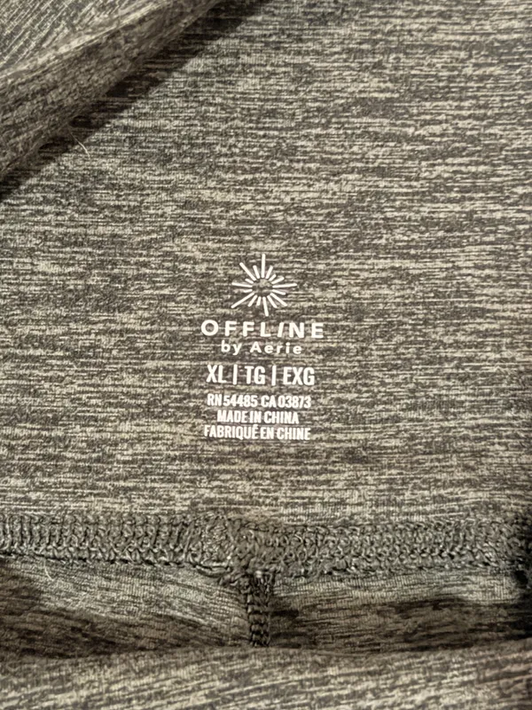 aerie Heather Gray Legging pant joggers - Image 6