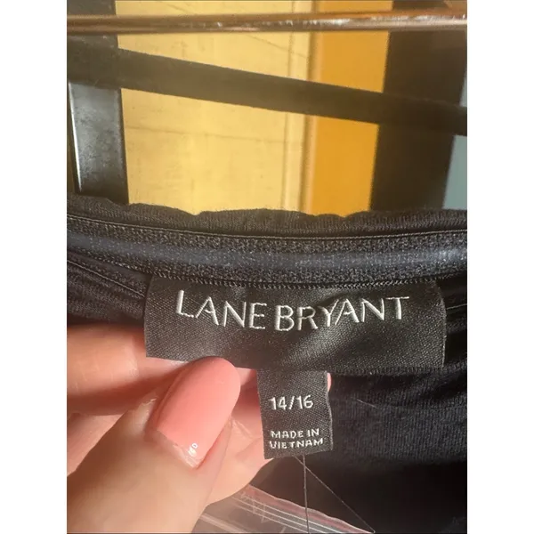 NWT Lane Bryant Black Convertible Strapless Midi Dress Plus Size 14/16 1X - Image 5