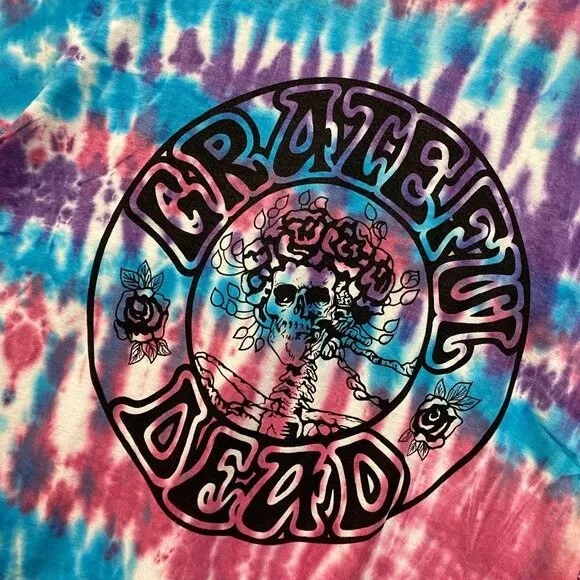 Grateful Dead Big Bertha Cover Art Jam Band Rock Tie Dye M - Image 4