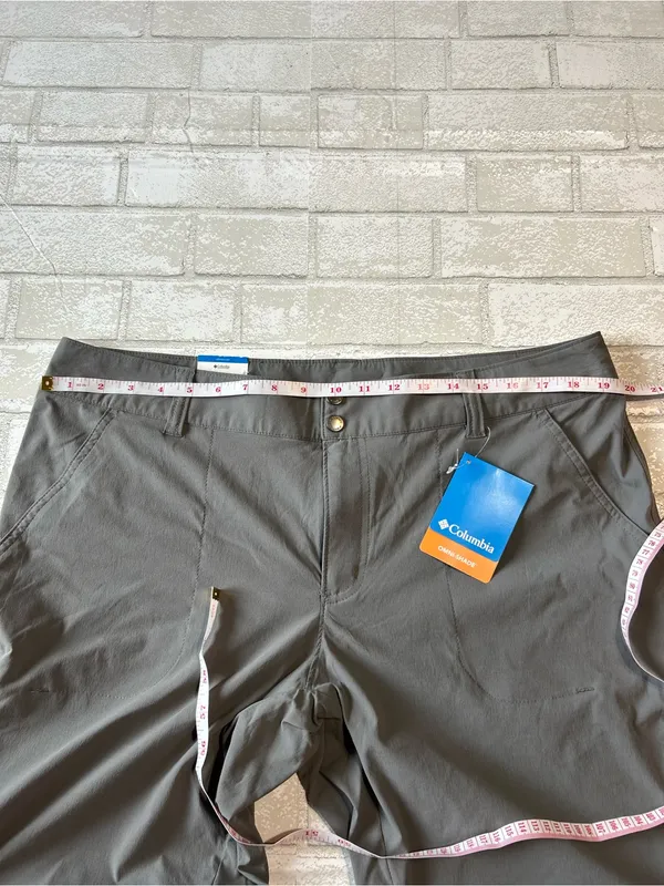 Columbia Gray Women's Convertible Outdoor Hiking Pants Size 16W - Image 6