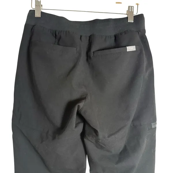 Figs Manari Black 5-Pocket Skinny Technical Medical Professional Scrub Pants XS - Image 5