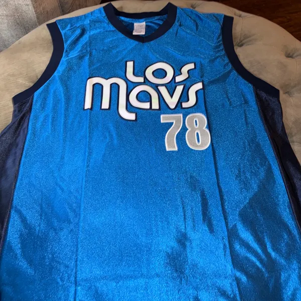 Los Mav Dallas Mavericks jersey Blue Size XL - Image 2