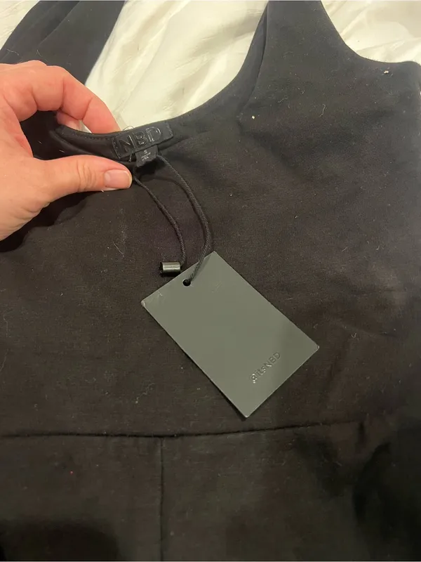Originally $110 NBD full black tank jumpsuit - Image 3