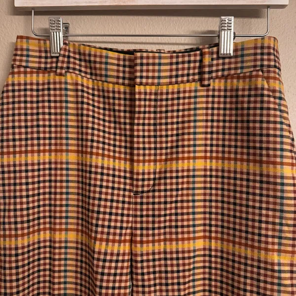 & OTHER‎ STORIES Kick Flare Plaid Pants - Image 3