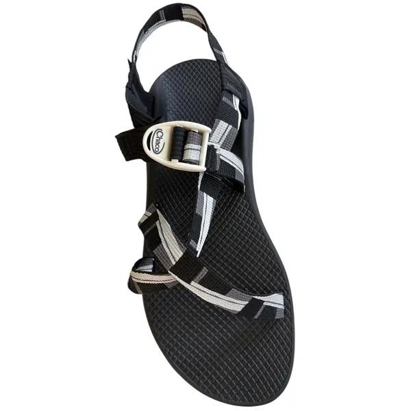 NWT Chaco Z Cloud Sandals Size 11 Black White Grey Geometric Retail $105.00 - Image 2