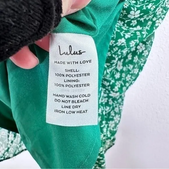 Lulus Bright Green Rouched Mini Dress Spaghetti Straps Bachelorette‎ Party - Image 8