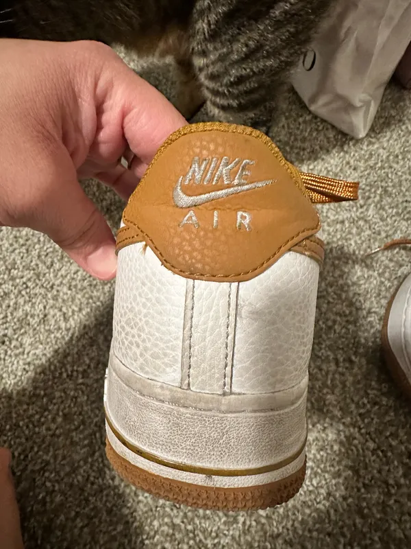 Nike Air Force 1 tan - Image 5