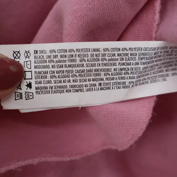 Forever 21 Shorts Women L Sweat Shorts Pink Raw Hem Excellent - Image 3