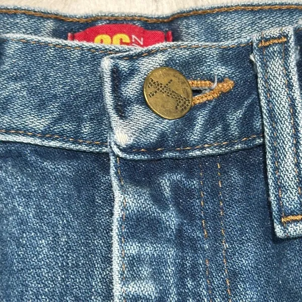 Vintage style wrangler‎ cut off denim shorts light wash - Image 5