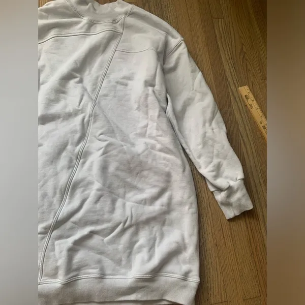 Lululemon broken beats sweater dress XS alpine white - Image 4