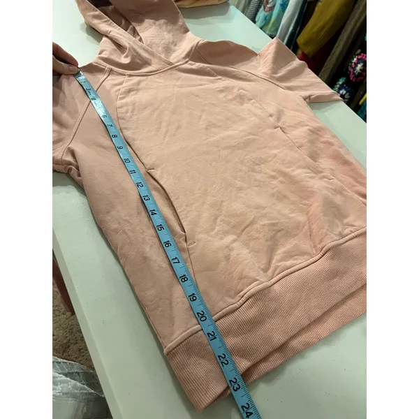 Lululemon Pink Pastel Hooded Scuba Hoodie Size 2 - Image 10