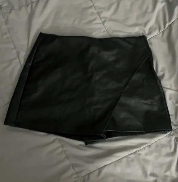 Altar'd State Vegan Leather Skort - Image 4