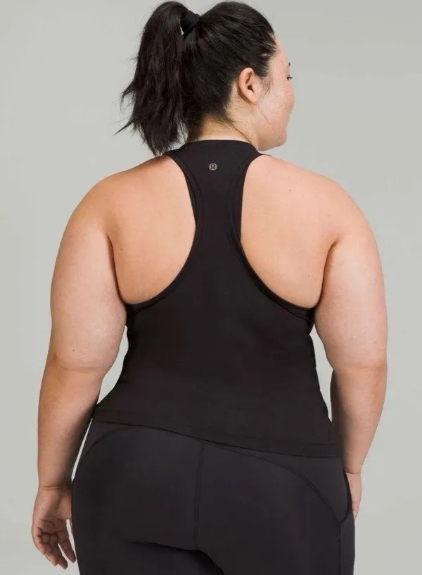 Lululemon NWT Swiftly Tech High Neck Racerback Tank Top Black Size 18 - Image 2