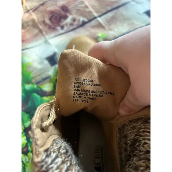 Cliffs by White Mountain Tan Suede Boot Size 8.5 - Image 4