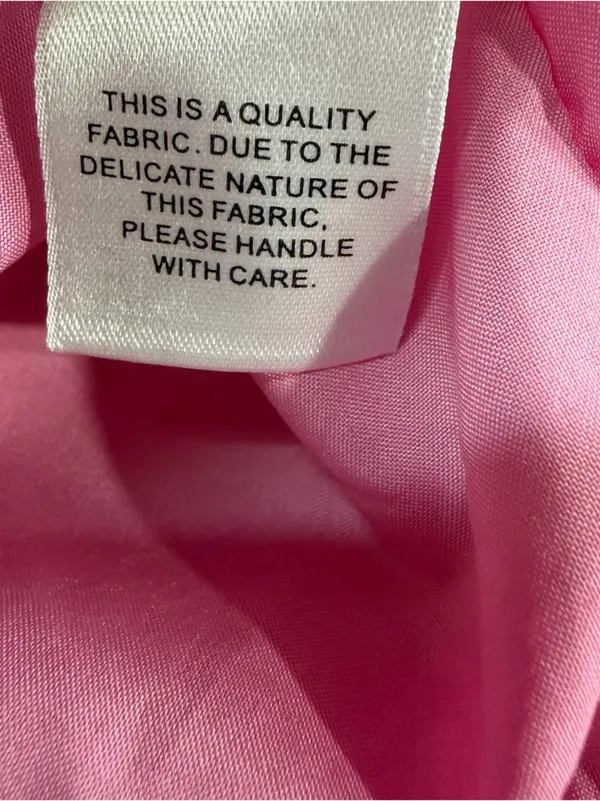 NWT LULUS Women’s Divinely Blooming Pink Multi Floral One-Shoulder Dress Size M - Image 8
