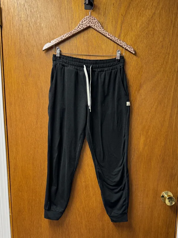Vuori Performance Joggers Womens Pants Pull On DreamKnit Black Small - Image 15
