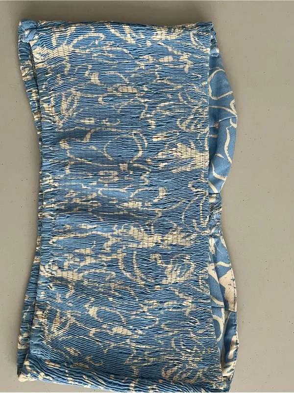 Zara Blue crop top – Size Medium Corset Boho Streetwea - Image 2