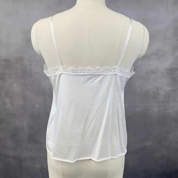 Vintage Deena Camisole Top Womens Size 38 Silky Coquette Balletcore‎ Fairy Girly - Image 4