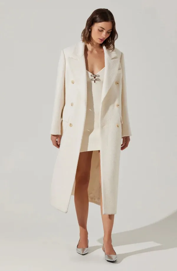 Astr white long coat - Image 4
