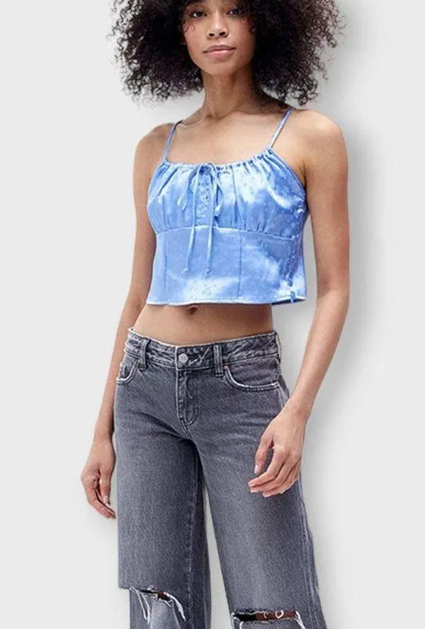 Blue LA Hearts Jacquard Tank Top From PacSun - Image 2