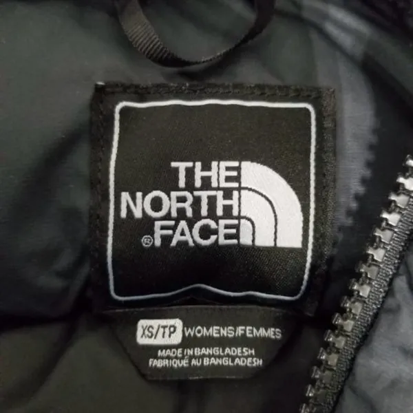North Face Womens XS Black 700 Nuptse Down Puffer Jacket Winter Coat - Image 5