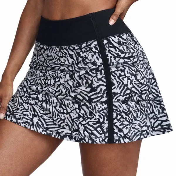 Lululemon Pace Rival II Skirt | Brushed Animal Print | Built-In Shorts - Image 2