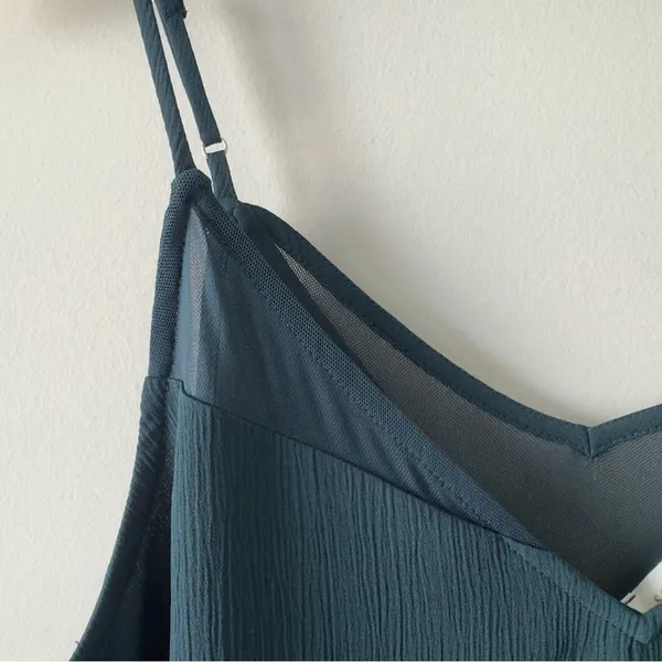 Anthropologie Sophie Rue Adjustable spaghetti strap Sleeveless cami Top mesh NWT - Image 4