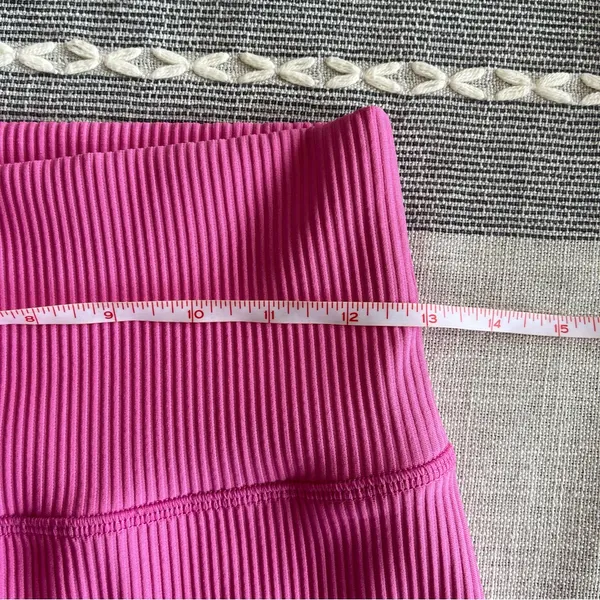 Champion Ribbed Biker Shorts Hot Pink Womens Athletic Size Large - Image 4