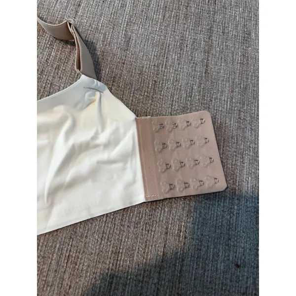 Unbranded Wireless Seamless Bra XL Cream Tan Comfort Bralette - Image 3