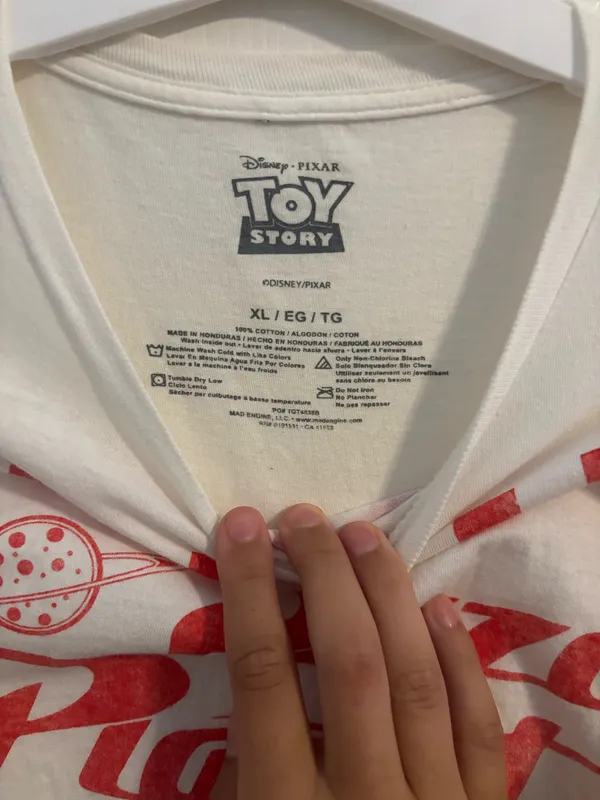 White Disney Pixar Toy Story T-Shirt - Image 3