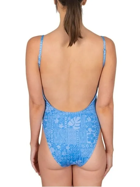 NWT Billabong Women's One-Piece Swimsuit Blue XL - Image 6