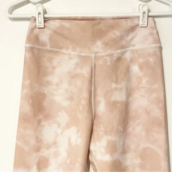 White‎ Fox Active Size Medium Pink Tie Dye Print Pull On Athletic Legging - Image 2