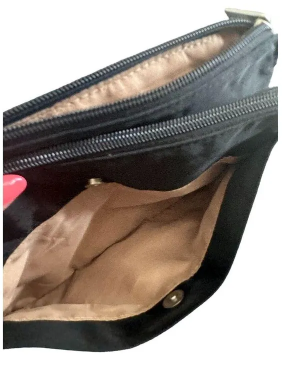 BAGGALINI Black Nylon Crossbody Zip Bag - Image 3