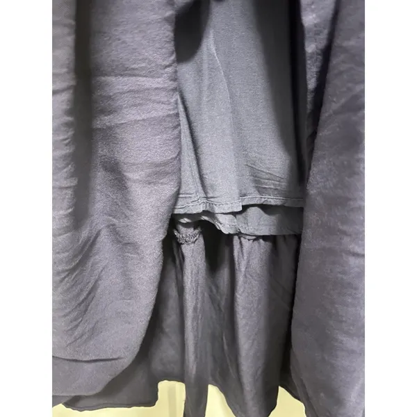 Entro Women’s Size Large Navy Blue Lagenlook Tiered Modest Tent Cottagecore Farm - Image 5