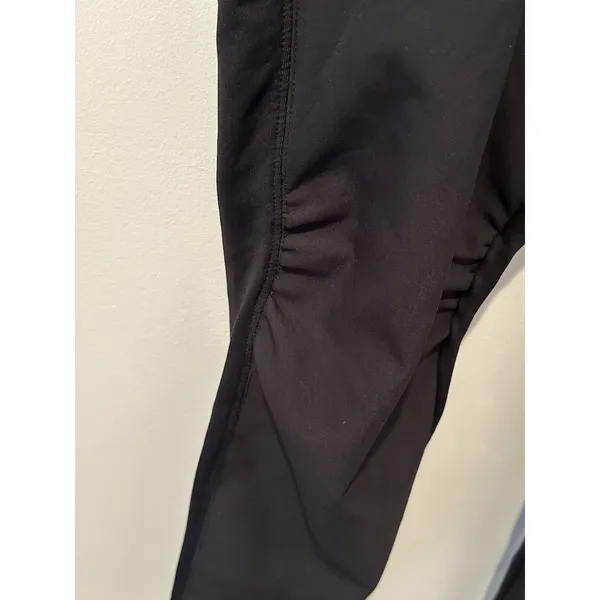 Title Nine Black Pants Ankle Zippers Pockets Size L Large EUC! - Image 2