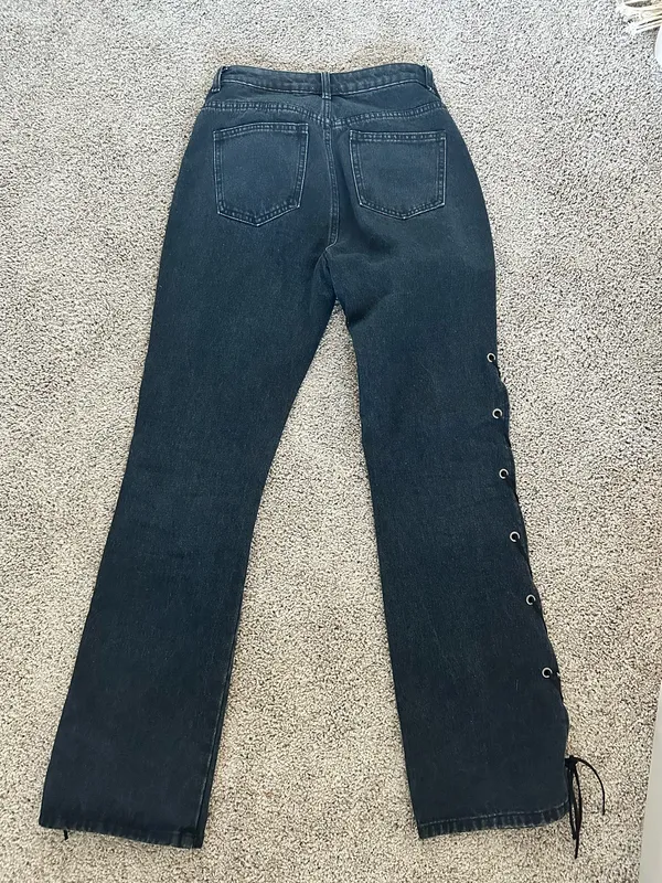 superdown Jeans Jayda Legs Dark Denim 28 - Image 3
