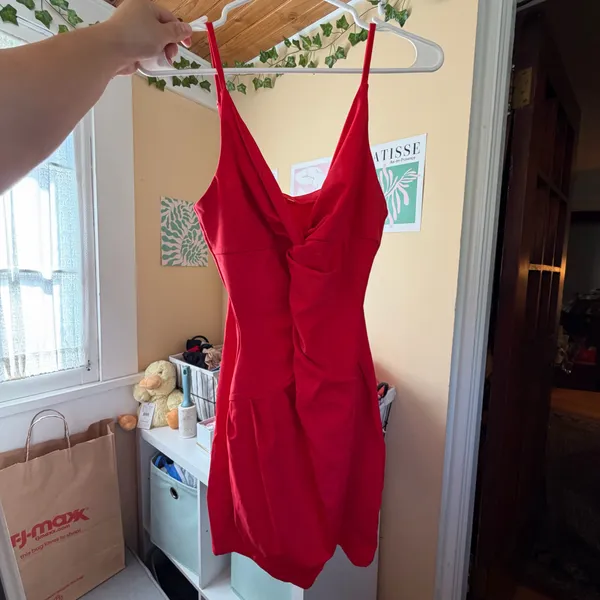 red mini dress - Image 4
