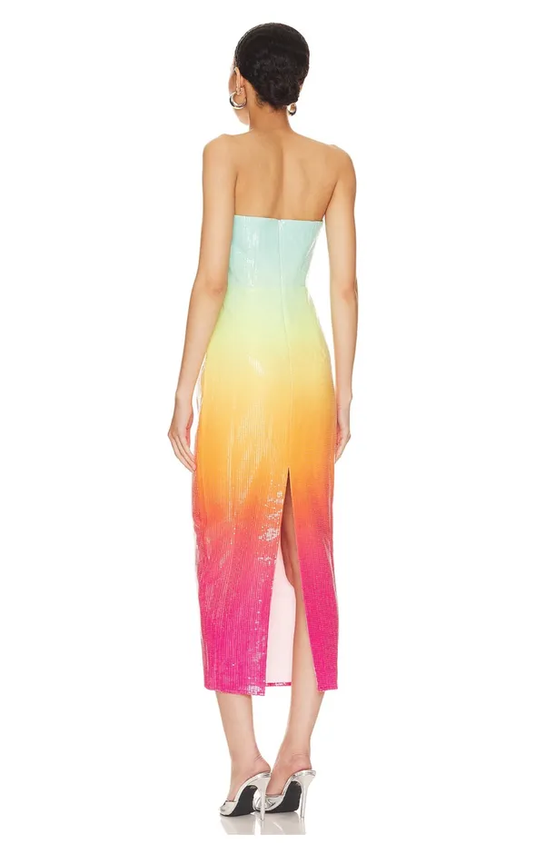 Runaway the Label Sequin Rainbow Dress - Image 3