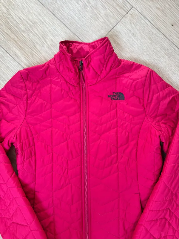 the north face pink tamburello quilted puffer jacket size small - Image 2