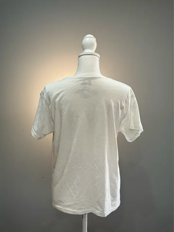 White Barbie Branded Crewneck T-Shirt Size L EUC - Image 2