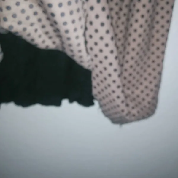 Julies Closet Maternity L Taupe Dot Bow Tank Top - Image 3