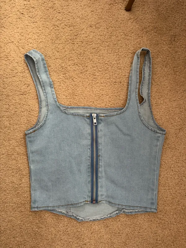 Denim Tank Top Shein - Image 2