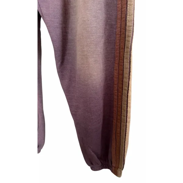 Aviator Nation 5 Stripe Sweatpants Faded Mocha Women's Size X-Large - Image 13