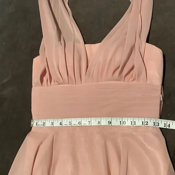 Women’s Pink Full Length Strapless Prom Party Dress S NWT **READ DESCRIPTION - Image 10